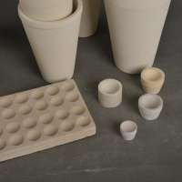 Magnesite Cupels/Lab Consumables/used in cupellation furnace